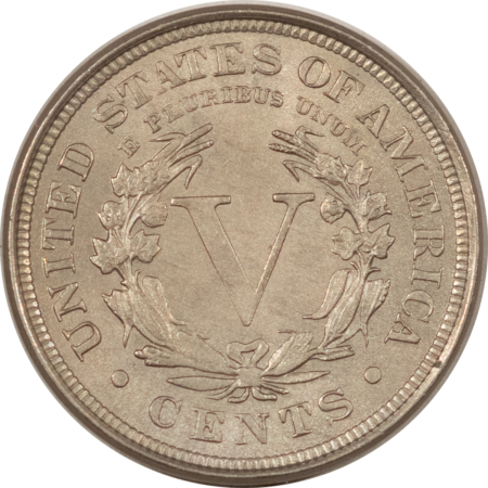 Liberty Nickels 1908 LIBERTY NICKEL – CHOICE UNCIRCULATED DETAILS VERY LIGHTLY CLEANED!