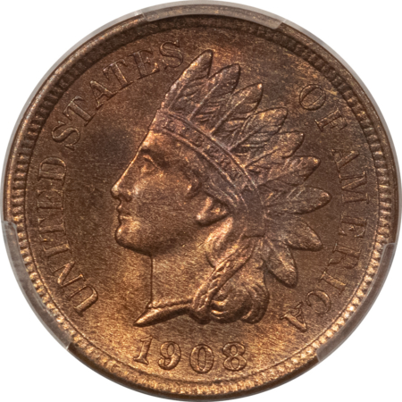 CAC Approved Coins 1908-S INDIAN CENT – PCGS MS-65, FRESH GEM! CAC APPROVED! KEY-DATE!
