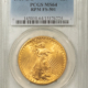 $20 1910 $20 ST GAUDENS GOLD DOUBLE EAGLE – PCGS MS-62, OGH & PQ!