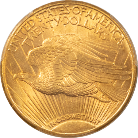 $20 1911-D/D $20 ST GAUDENS GOLD DOUBLE EAGLE, RPM FS-501 – PCGS MS-64, POPULAR!