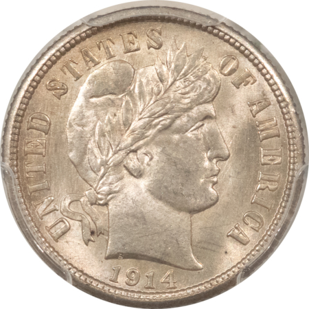 Barber Dimes 1914 BARBER DIME – PCGS MS-64