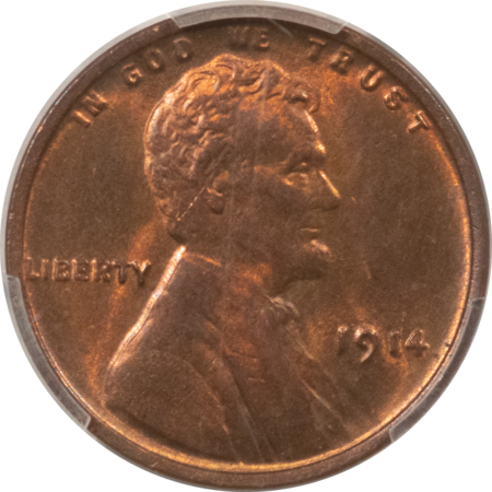 Lincoln Cents (Wheat) 1914 LINCOLN CENT – PCGS MS-64 RB