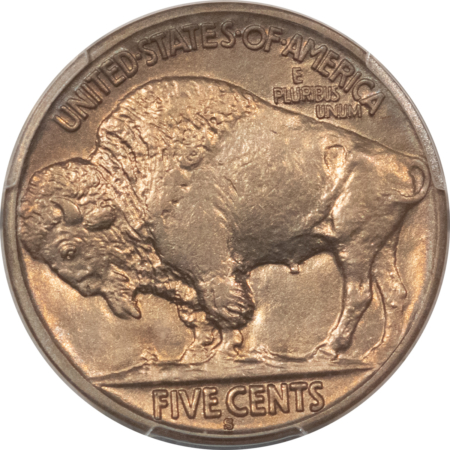 Buffalo Nickels 1915-S BUFFALO NICKEL – PCGS MS-63, CHOICE & ATTRACTIVE!