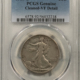 New Certified Coins 1918-S WALKING LIBERTY HALF DOLLAR – PCGS GENUINE, CLEANED AU DETAIL, NICE LOOK!