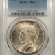 New Certified Coins 1922-D $1 PEACE DOLLAR – PCGS MS-64, BLAST WHITE