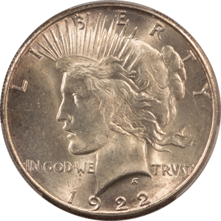 New Certified Coins 1922-S $1 PEACE DOLLAR – PCGS MS-63, PREMIUM QUALITY!