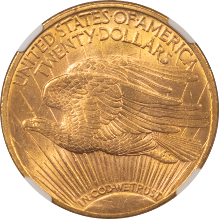 $20 1923 $20 ST GAUDENS GOLD DOUBLE EAGLE – NGC MS-63, CAC APPROVED!