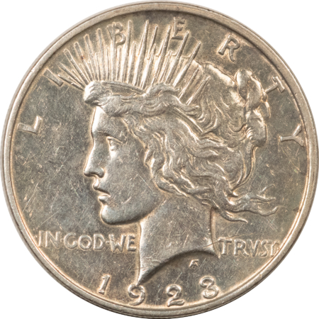 New Store Items 1923-D $1 PEACE DOLLAR – UNC DETAILS, POLISHED