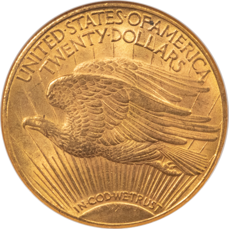 $20 1924 $20 ST GAUDENS DOUBLE EAGLE – NGC MS-63, CHOICE ORIGINAL