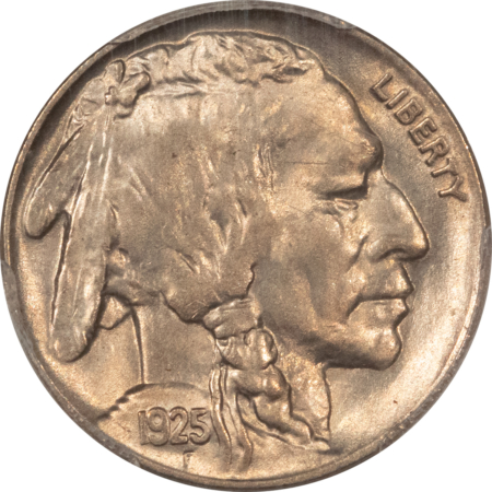 Buffalo Nickels 1925 BUFFALO NICKEL – PCGS MS-65, GEM!
