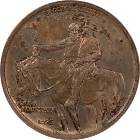 New Certified Coins 1925 STONE MOUNTAIN COMMEMORATIVE HALF DOLLAR – ANACS MS-63, FRESH & PQ!