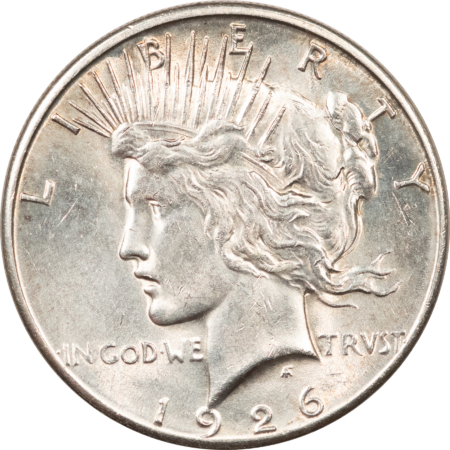 New Store Items 1926-S $1 PEACE DOLLAR – HIGH GRADE, NEARLY UNCIRCULATED, LOOKS CHOICE!