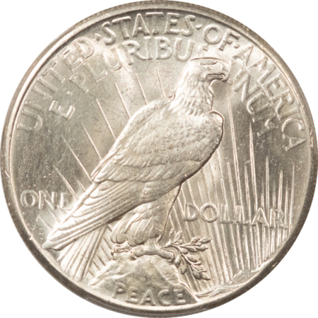 New Certified Coins 1927 $1 PEACE DOLLAR – PCGS MS-65, FRESH WHITE GEM!