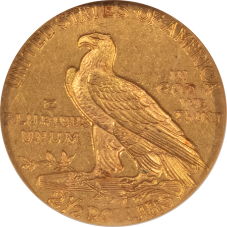 $2.50 1927 $2.50 INDIAN GOLD QUARTER EAGLE – NGC MS-61