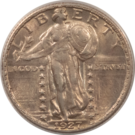New Certified Coins 1927 STANDING LIBERTY QUARTER – ANACS AU-53