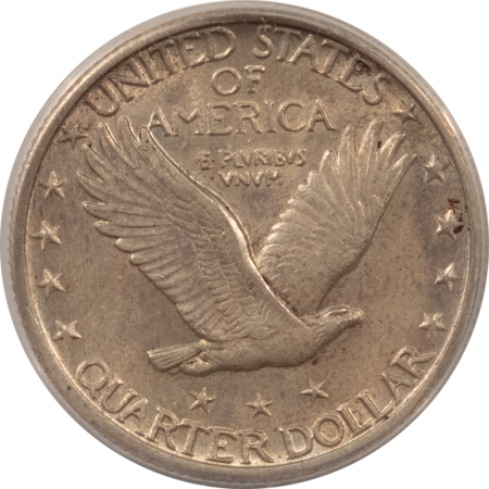 New Certified Coins 1927 STANDING LIBERTY QUARTER – ANACS AU-53