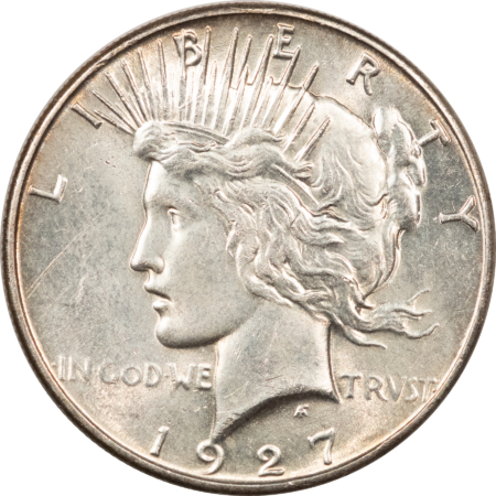 New Store Items 1927-S $1 PEACE DOLLAR – HIGH GRADE, NEARLY UNCIRCULATED, LOOKS CHOICE!