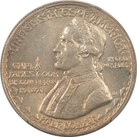 New Certified Coins 1928 HAWAIIAN COMMEMORATIVE HALF DOLLAR – PCGS MS-63, ORIGINAL WHITE MARK-FREE!