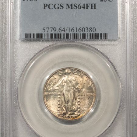 New Certified Coins 1930 STANDING LIBERTY QUARTER – PCGS MS-64 FH, SHARP HEAD!