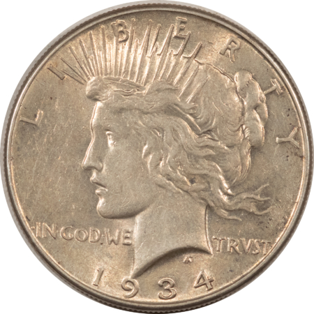 New Store Items 1934 $1 PEACE DOLLAR – NICE FRESH HIGH GRADE EXAMPLE!