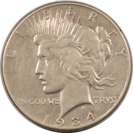 New Store Items 1934-S $1 PEACE DOLLAR – HIGH GRADE CIRCULATED EXAMPLE!