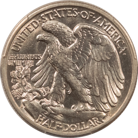 New Certified Coins 1934-S WALKING LIBERTY HALF DOLLAR – PCGS AU-58, FLASHY & LOOKS BU!
