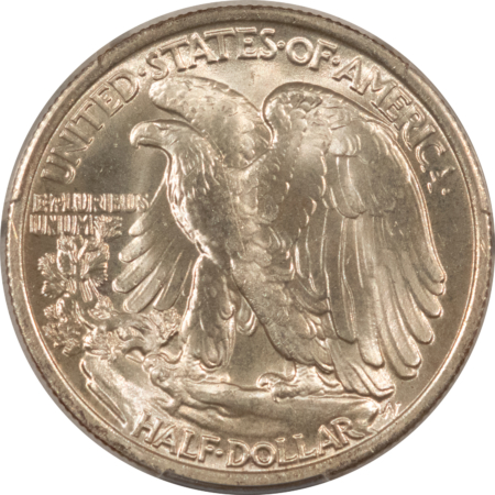 Half Dollars 1935 WALKING LIBERTY HALF DOLLAR PCGS MS-65 ORIGINAL WHITE GEM PRISTINE SURFACES