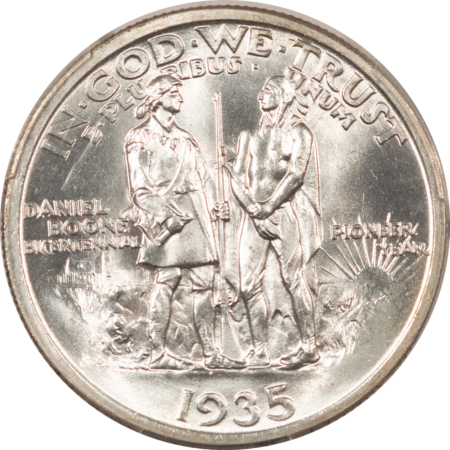 New Certified Coins 1935 BOONE COMMEMORATIVE HALF DOLLAR – PCGS MS-65, PREMIUM QUALITY!