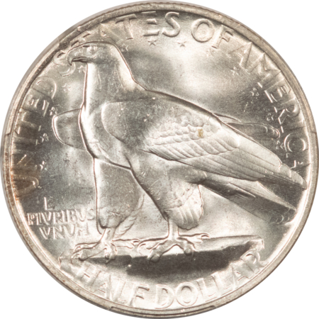 New Certified Coins 1935 CONNECTICUT COMMEMORATIVE HALF DOLLAR – PCGS MS-64, BLAZING WHITE & PQ!