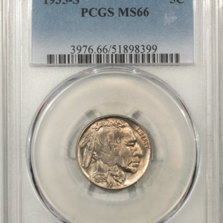 Buffalo Nickels 1935-S BUFFALO NICKEL – PCGS MS-66