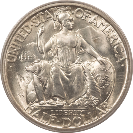 New Certified Coins 1935-S SAN DIEGO COMMEMORATIVE HALF DOLLAR – PCGS MS-65, OGH, BLAST WHITE & PQ!