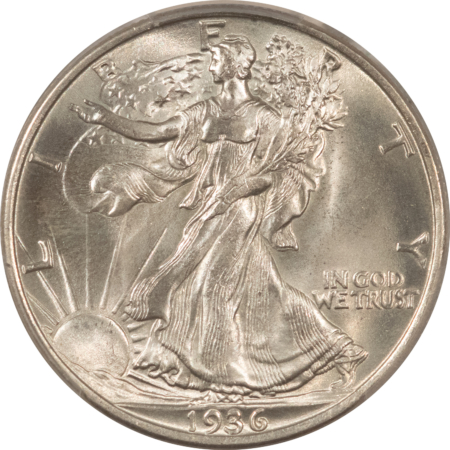 New Certified Coins 1936 WALKING LIBERTY HALF DOLLAR – PCGS MS-64, FRESH & PREMIUM QUALITY!