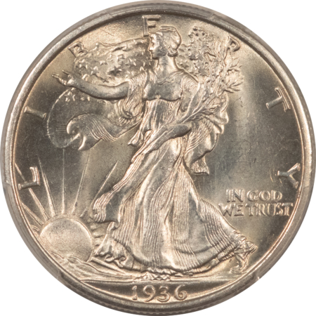 New Certified Coins 1936-S WALKING LIBERTY HALF DOLLAR – PCGS MS-64, FRESH & LUSTROUS!