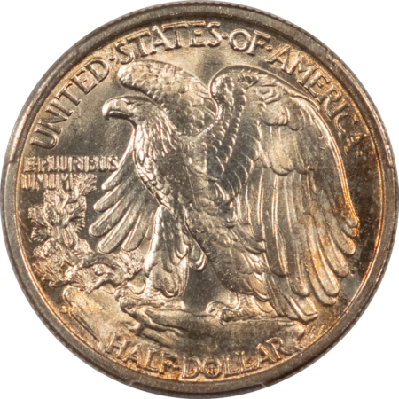 Half Dollars 1936-S WALKING LIBERTY HALF DOLLAR, PCGS MS-65; PQ W/ OUTSTANDING EYE APPEAL!