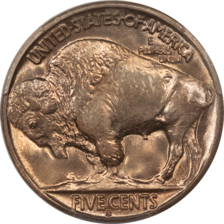 Buffalo Nickels 1936-S BUFFALO NICKEL – PCGS MS-66, LUSTROUS!