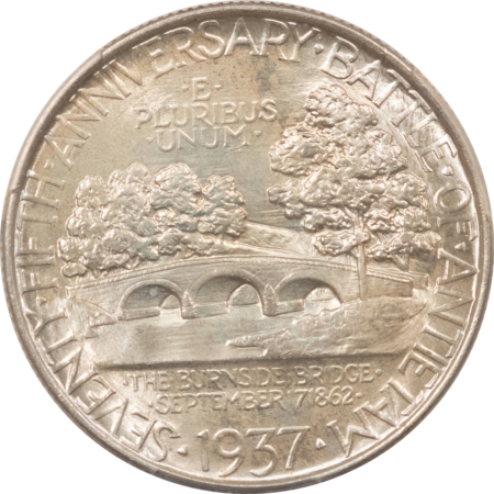 New Certified Coins 1937 ANTIETAM COMMEMORATIVE HALF DOLLAR – PCGS MS-67, FRESH SUPERB GEM!