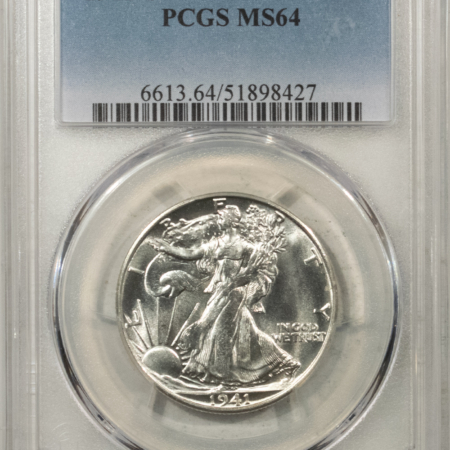 New Certified Coins 1941-S WALKING LIBERTY HALF DOLLAR – PCGS MS-64, PREMIUM QUALITY! HEADLIGHT!