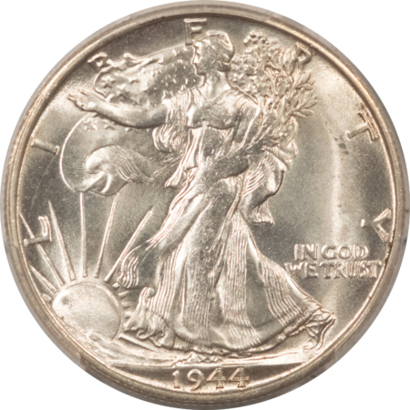 New Certified Coins 1944-S WALKING LIBERTY HALF DOLLAR – PCGS MS-65, BLAST WHITE!