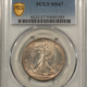 Half Dollars 1936-S WALKING LIBERTY HALF DOLLAR, PCGS MS-65; PQ W/ OUTSTANDING EYE APPEAL!