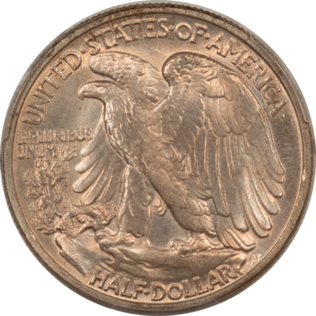 Half Dollars 1945 WALKING LIBERTY 50C, PCGS MS-67, VIRTUALLY PERFECT SURFACES, RICH LUSTER!