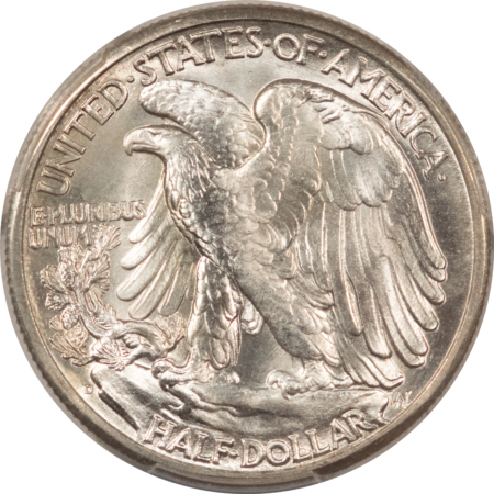 New Certified Coins 1945-D WALKING LIBERTY HALF DOLLAR – PCGS MS-66+ BLAZING LUSTER PREMIUM QUALITY!