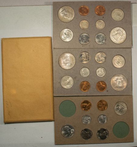 New Store Items 1948-P/D/S 28 COIN US DOUBLE MINT SET FRESH GEM BU W/ ORIGINAL CARDS & ENVELOPES