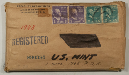 New Store Items 1948-P/D/S 28 COIN US DOUBLE MINT SET FRESH GEM BU W/ ORIGINAL CARDS & ENVELOPES