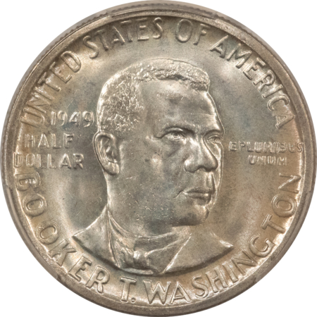New Certified Coins 1949 BOOKER T WASHINGTON COMMEMORATIVE HALF DOLLAR – PCGS MS-67, SUPERB GEM!