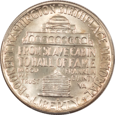 New Certified Coins 1951-D BOOKER T. WASHINGTON COMMEMORATIVE HALF DOLLAR – PCGS MS-66, PQ & SUPERB!