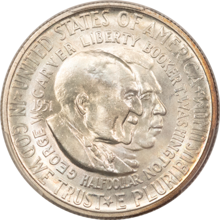 New Certified Coins 1951-D WASHINGTON-CARVER COMMEMORATIVE HALF DOLLAR PCGS MS-66 TOUGH, PRETTY & PQ