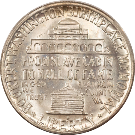 New Certified Coins 1951-S BOOKER T. WASHINGTON COMMEMORATIVE HALF DOLLAR – PCGS MS-66 BLAZING WHITE