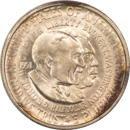 New Certified Coins 1951-S WASHINGTON-CARVER COMMEMORATIVE HALF DOLLAR – PCGS MS-66, ORIGINAL, PQ!