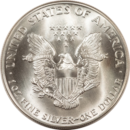 Bullion 1987 $1 AMERICAN SILVER EAGLE, 1 OZ .999 – UNCIRCULATED SUPERB GEM!
