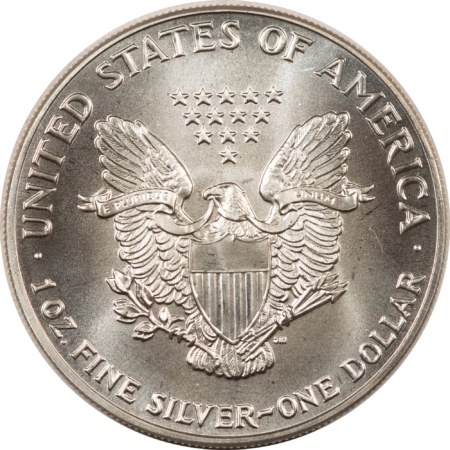 Bullion 1992 $1 AMERICAN SILVER EAGLE, 1 OZ .999 – UNCIRCULATED SUPERB GEM!